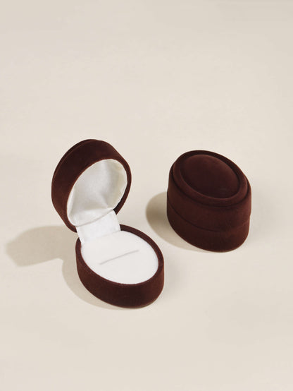Premium luxury linen jewellery gift box and anti-tarnish pouch for sterling silver ring